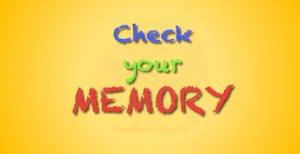 Memory game - 4. Игра на внимательность и память.