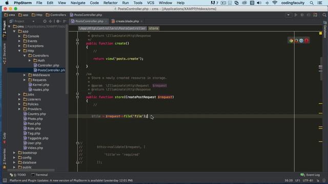 get file data in laravel  part 3 || file uploading in laravel || laravel master