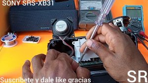 SONY SRS-XB31 no enciende fallas resuelta