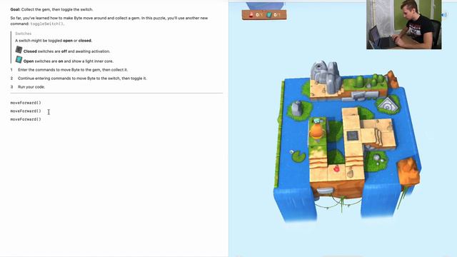 Swift Playgrounds на русском, 3 урок - Toggling a Switch смотреть онлайн