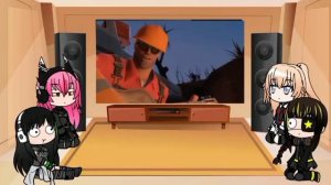 Girl's Frontline React to TF2 meet the engineer