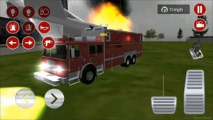 Fire Truck Driving Simulator - Rescue 911 fire engine games - Real Firefighter #4 / Android GamePla