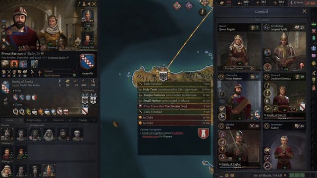 Duke Robert "the Fox" of Apulia - Crusader Kings 3 - Part 7 смотреть онлайн