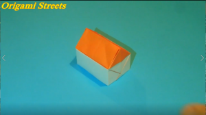 Как сделать дом из бумаги. Оригами домик из бумаги.mp4