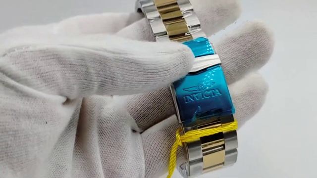 Часы мужские Invicta хронограф двойной цвет нержавеющая сталь с позолотой 750 пробы. Цена 240$