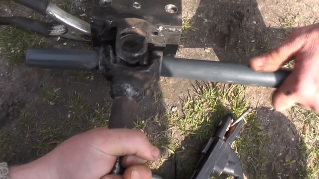 Тормоза и прицепное из крестовины для прицепа на мотоблок Нева смотреть онлайн