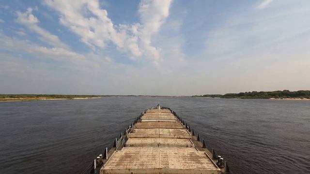 р. Волга, участок пути: Городец - Балахна - Нижний Новгород - Бор... смотреть онлайн