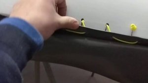 Шнуровка бокового крепежа на аэролодке Манёвр