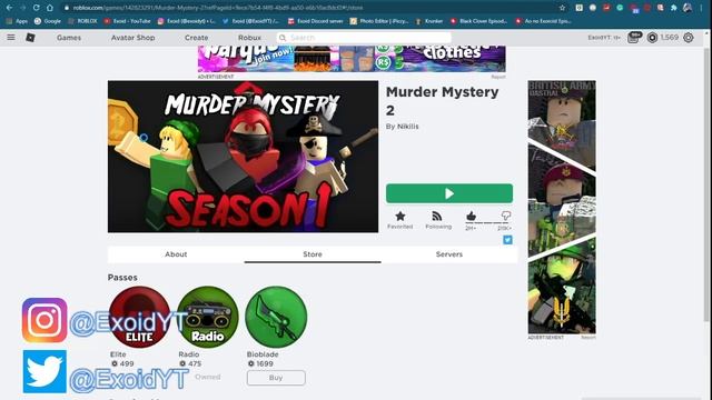 *FREE* GODLY KNIFE | ALL MURDER MYSTERY 2 CODES! JULY 2020 [Roblox] смотреть онлайн