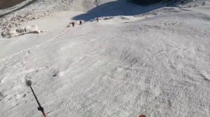 Спуск на горных лыжах с пика Ленина (7134м)