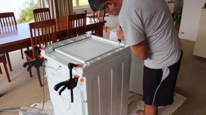 Installing  a Fisher & Paykel Dryer Stacking KIt
