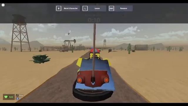 Riding a Bumper Kart смотреть онлайн