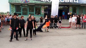 Танец в лагере "Чкаловец" 11 отряд