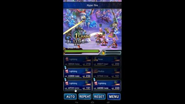 FFBE MEDIUS FOR CHAIN STARTING + AREA BLAST смотреть онлайн