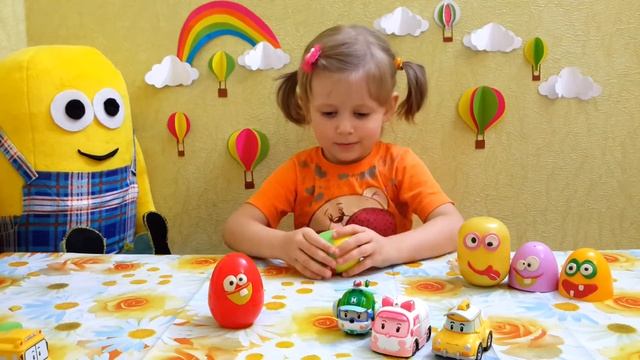 Видео про машинки Робокар Поли мультик для детей Сюрприз яйца Распаковка Робокар поли Robocar Poli смотреть онлайн