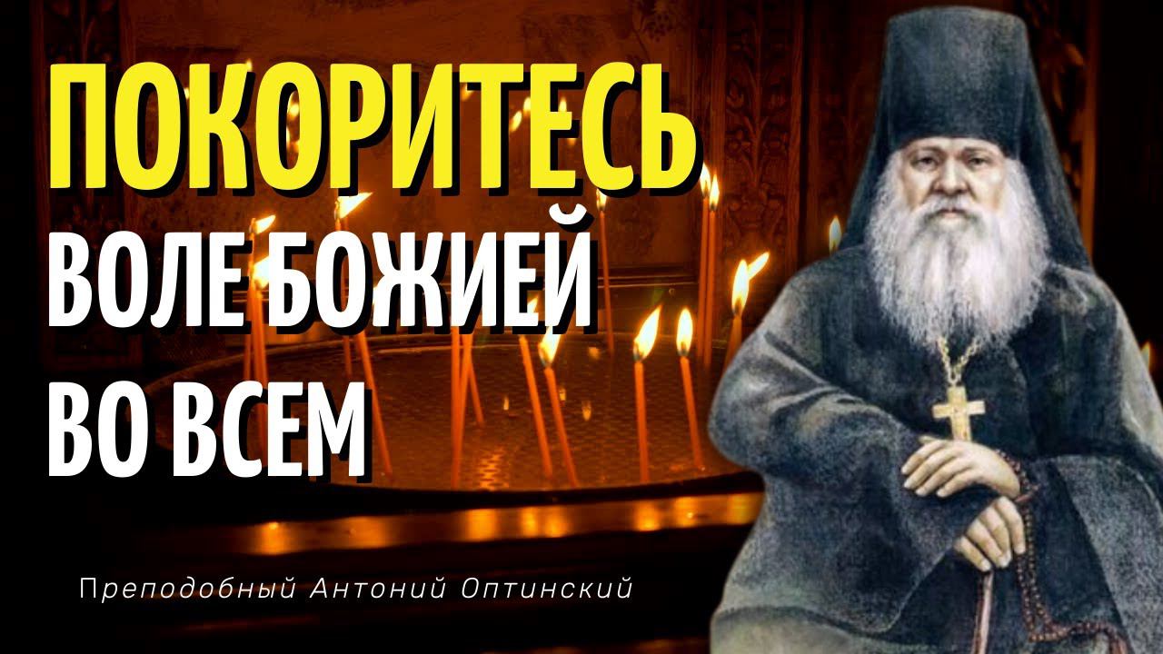 Скорби и огорчения ни царю, ни нищему не чужды - Преподобный Антоний Оптинский