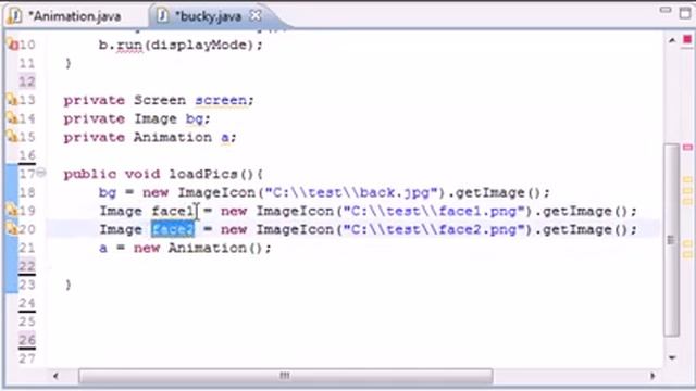 Java Game Development | Chapter. 11 - Loading Pictures for the Movie 