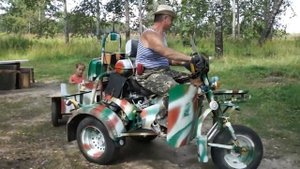 Трицикл БИНЧ на отдыхе ч.19.