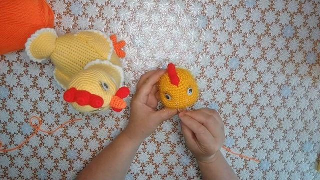 Как связать курочку. Мастер класс по вязанию курочки. Часть 3.