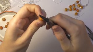 DIY Серьги кольца из бусин своими руками. Мастер класс \ Ear-rings of beads