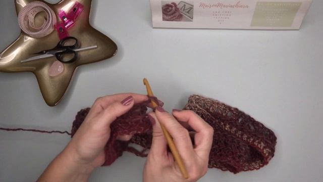 Uncinetto Scaldacollo Punti di Luce Crochet Points of Light Ganchillo maisonmariachiara смотреть онлайн