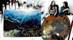 Онлайн-урок "Художник под водой" | Как нарисовать подводный мир