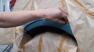 окраска арок KIA RIO, локальная окраска