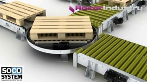 Конвейерная система для транспортировки палет Soco System