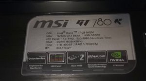 [HD] MSI Gaming Laptop GT780R-012US Unboxing Part 2