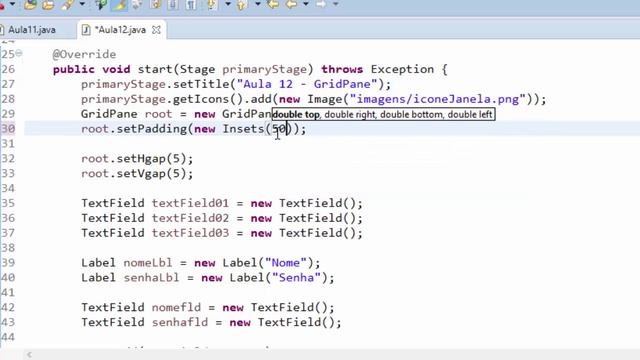 JAVA FX - Aula 12 GridPane - IDE ECLIPSE смотреть онлайн