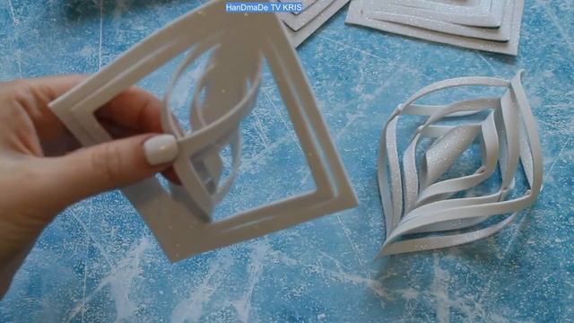 Снежинка из фоамирана своими руками/do-it-yourself Snowflake From Foamiran/Christmas Toys/聖誕玩具/