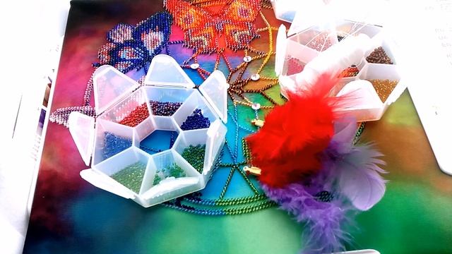 Готовая работа "Ловец снов, Вышивка бисером" смотреть онлайн