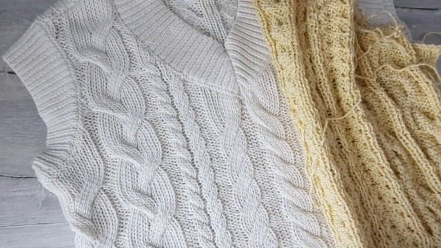 Связала жилет за 4 дня! //Реставрация жилетки. смотреть онлайн