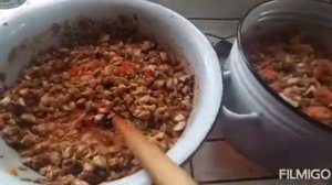 Баклажанная икра по деревенски. Просто очень вкусно.