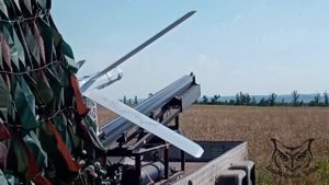 Пуск ланцета с катапульты, расположенной в прицепе