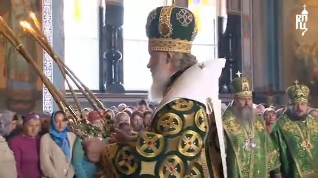 РПЦ.Валаам.Патриарх Кирилл возглавил литургию (11.07.2012) смотреть онлайн