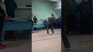 Мои первые соревнования по гиревому спорту, гири 24 кг, толчок 18 раз!