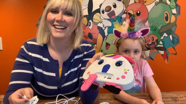 Karaoke Bluetooth Machine for Kids with Microphone! Must have for your kids.