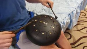Глюкофон Китайский. Steel Tongue drum from China.