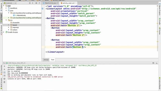 Android Layouts Tutorial смотреть онлайн