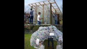 Теплица из пластиковых бутылок