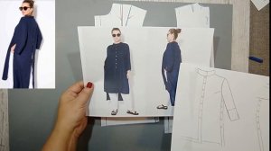 Женская Рубашка с застежками по лифу, спине, сбоку.Уроки Моделирования №291