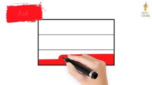 How to draw flag  Russia / Рисуем Флаг России