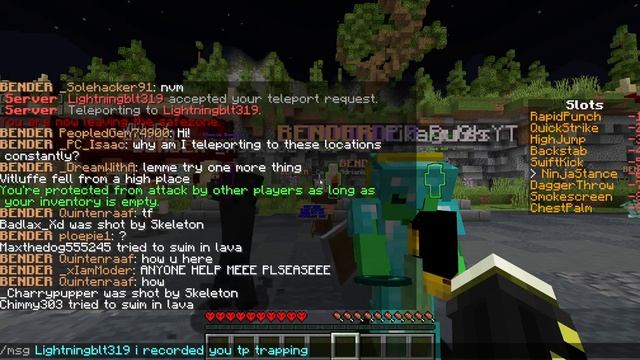 YO! minecraft java i got tp trapped bendersmc смотреть онлайн