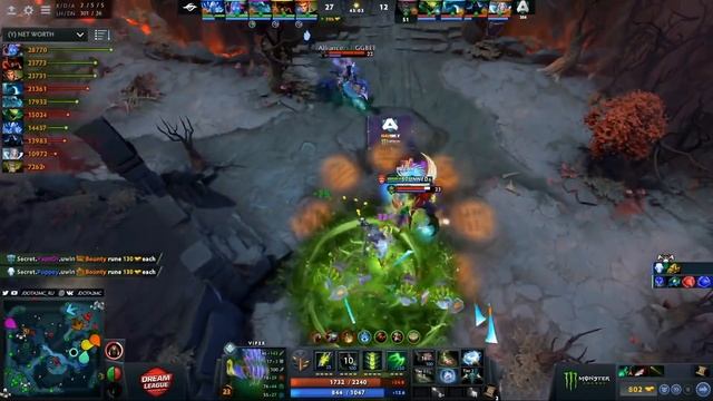 SECRET ПОКАЗАЛИ СВОЕГО ДИКОГО ARC WARDEN | Secret vs Alliance DreamLeague Season 13