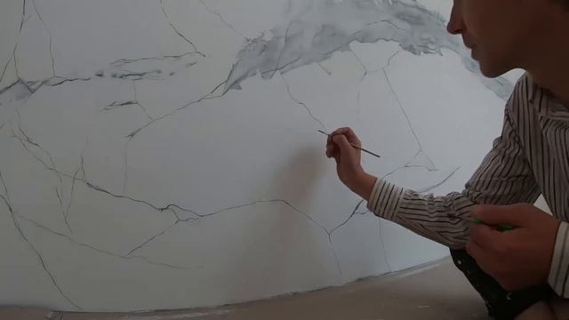 Красивые мраморные стены из венецианской штукатурки (2020) смотреть онлайн