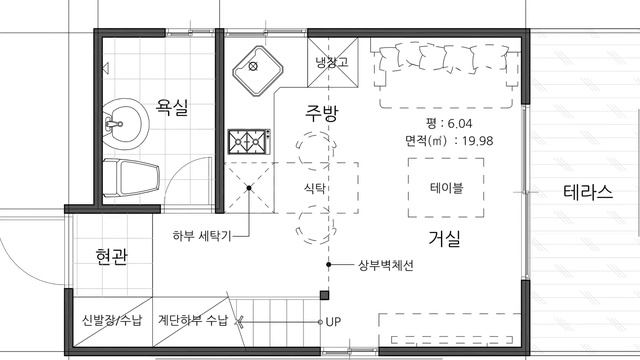6평 복층 평면도, 농막주택, 공간계획 #12 / 6py duplex house смотреть онлайн