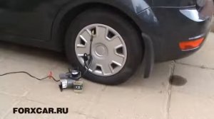 Беркут R15 накачивает колесо диаметром R16 "с нуля"