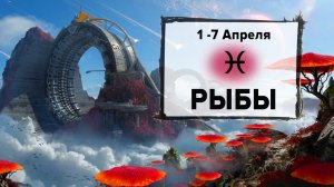 РЫБЫ ♓ 1 - 7 Апреля 2024 | Расклад таро на неделю для знака Зодиака Рыбы