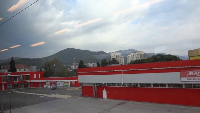 На электропоезде "Ласточка" из Лазаревского в Сочи смотреть онлайн